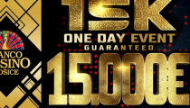 15K ONE DAY EVENT 15.000€ GTD štartuje už od 16:00 !