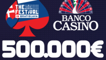 Banco Casino hlási 500.000€ GTD prvýkrát na Slovensku!