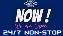 BANCO CASINO KOŠICE je otvorené!