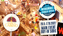 Dve svetové podujatia mieria do Banco Casino – Winamax Poker Open a TheFestival, ktorý prinesie prvýkrát 500.000€ GTD Main Event na Slovensko!