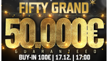 Grand Week X-Mas Edition vyvrcholí v Banco Casino víkedovou akciou 70.000€ GTD a vianočnou tombolou!