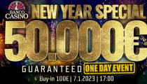 Úvodný týždeň v Banco Casino prinesie jednodňovú lahôdku 50.000€ GTD iba za 100€!