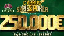 V Banco Casino odštartoval Cyprus Series Of Poker Main Event 250.000€ GTD dňom 1A!