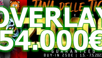 Posledná šanca postúpiť do Day 2  Tana delle Tigri v Main Evente – OVERLAY 54.000€!