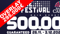 TheFestival Main Event 500.000€ GTD – Overlay 295.000€!