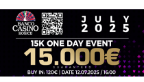 15K ONE DAY EVENT - 15.000€ GTD