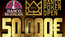 Jednodňový Banco Poker Open 50.000€ GTD už túto sobotu iba za 150€!