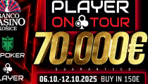 Player on Tour 70.000€ GTD - prvá trojica do finále !