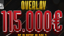 TheFestival Main Event obrovský overlay 115.000€ a posledná možnosť ako postúpiť štartuje od 10:00 Hyper Turbo! 