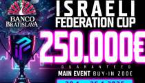 Israeli Federation Cup 300.000€ GTD prvýkrát na Slovensku! 